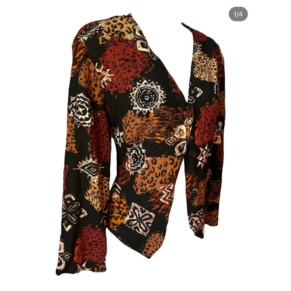 90s Multi colored Top